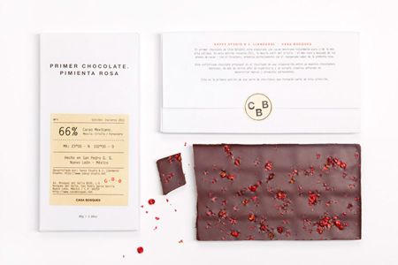 Elegant chocolate packaging