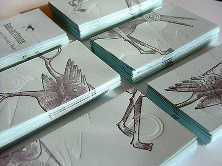 Letterpress print by Sensura Studio