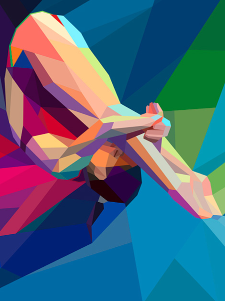 Charis Tsevis London 2012 Olympic illustrations