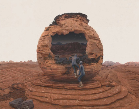 Surreal mars photographs by kahnselesnick