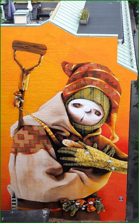 Street art by INTI