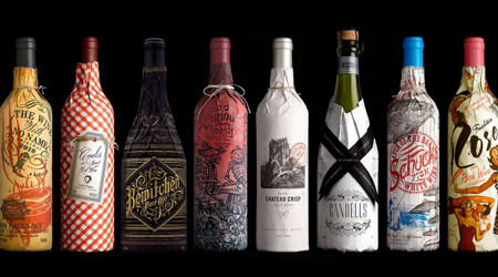 Stylish wine packaging