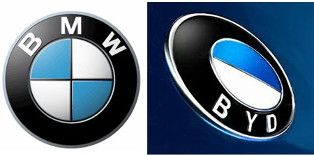 Car company logo rip-offs