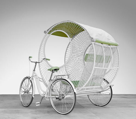 The rickshaw gets redesigned by Kenneth Cobonpue