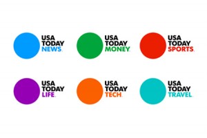 Colorful rebranding for USA Today