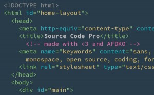 Adobe releases Source Code Pro
