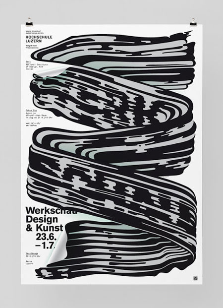 Poster for the Werkschau of the Lucerne university of design and art