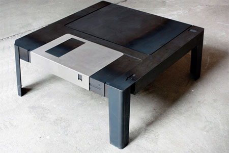 Floppy disk table