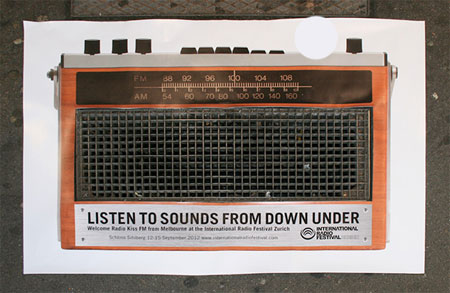 International radio festival ambient posters