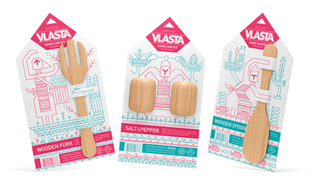 Vlasta Kitchenware packaging