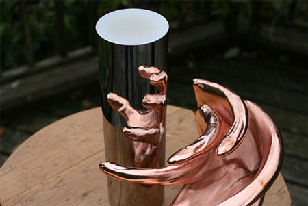 Anamorphic sculptures by Jonty Hurwitz