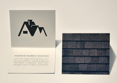 Andrew Murray Roofing: Business Card