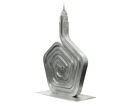 New York's iconic buildings as contorted sculptures by Alexandre Arrechea