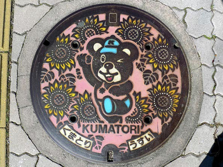 Beautiful japanese manhole covers