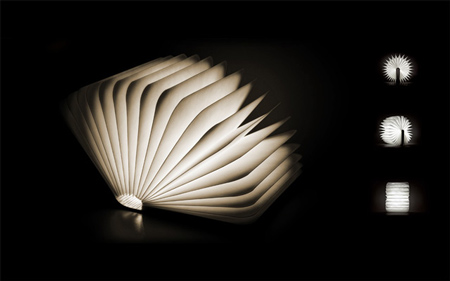 Lumio: a portable light that folds like a book