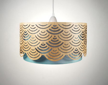 Free Laser-Cut Wooden Lampshade Cutting Files