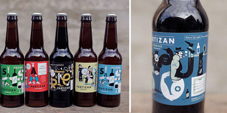 Partizan brewing labels