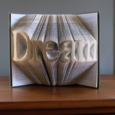 Folded book art