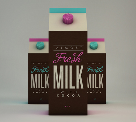 Concept milk packaging