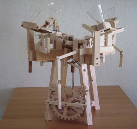 Amazing marble machines by Paul Grundbacher