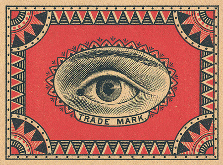 Vintage matchbox artworks