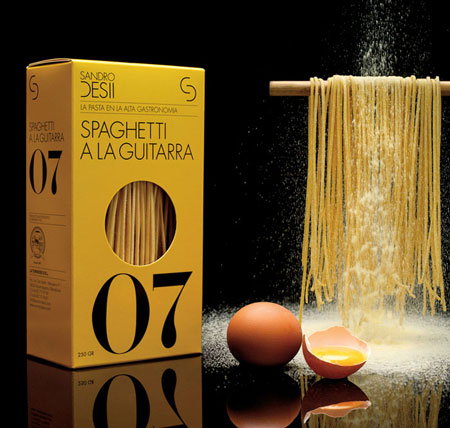 Sandro Desii Pasta packaging