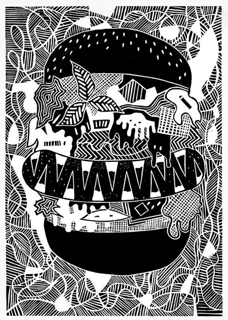 Linocut prints by Lubok Verlag