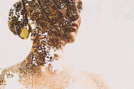 Double Exposure Portraits by Sara K. Byrne