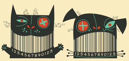 Cool barcodes by Steve Simpson