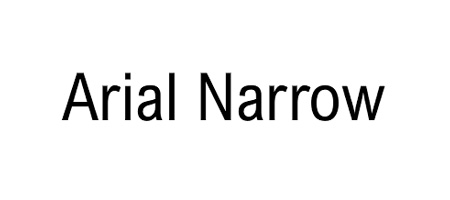 arial-narrow