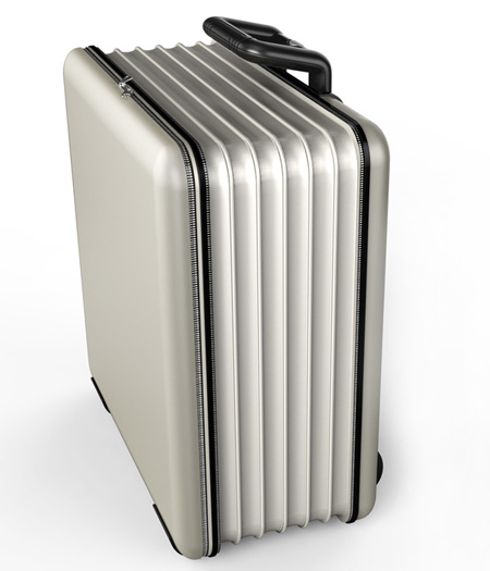 Folding suitcase