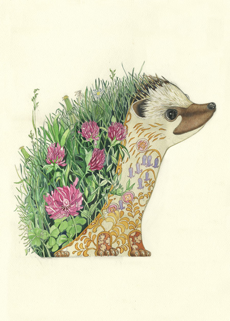 hedgehog-painting