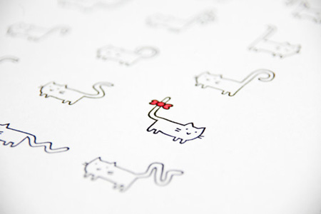 A collection of cool cat illustrations