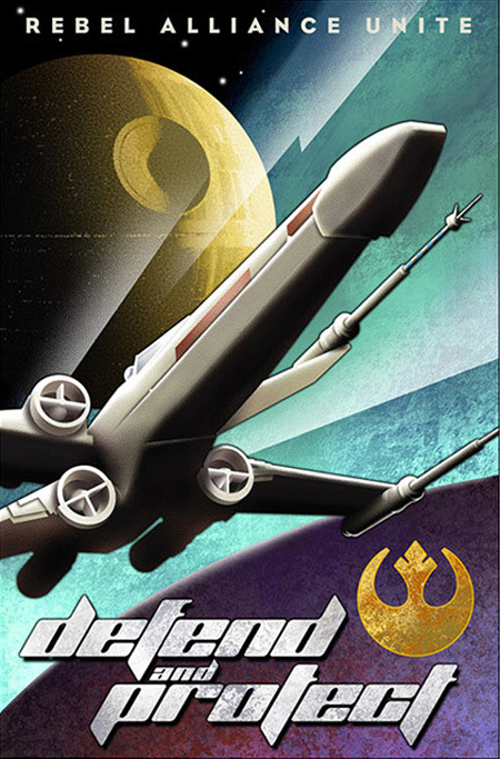 Soviet propaganda-inspired Star Wars posters