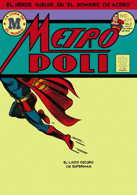 Awesome Superman themed cover for Metropoli