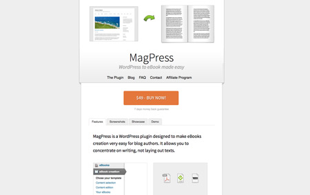 MagPress: a WordPress plugin to create eBooks