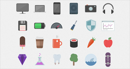 10 awesome flat icons sets