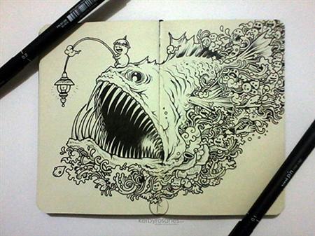 Moleskine Doodles by Kerby Rosanes