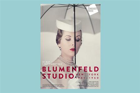 Elegant identity for Erwin Blumenfeld show