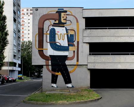 Large-scale murals by Agostino Lacurci