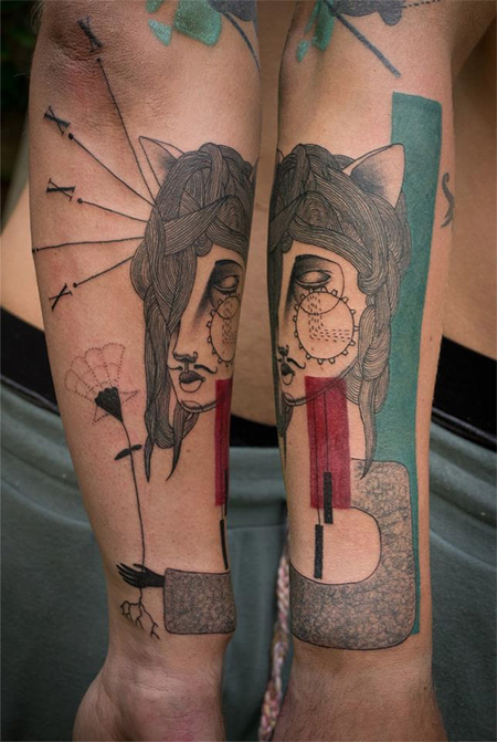 Stunning Tattoos by Art Collaborators ‘Expanded Eye’