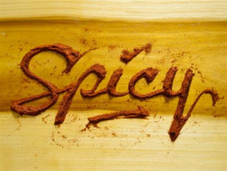 Food typography