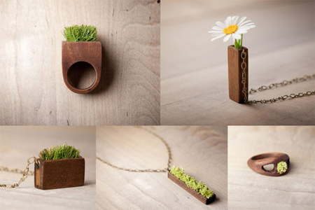 Wood and Grass Jewelry by Mr. Lentz