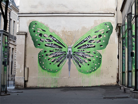 Street art by Ludo