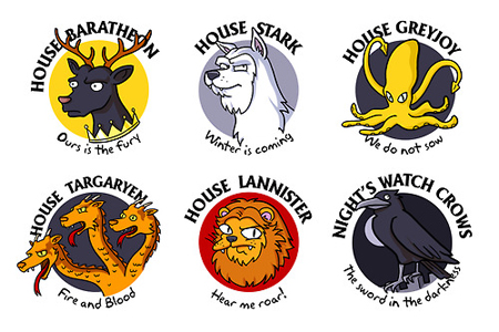 Simpsonized Game of Thrones characters