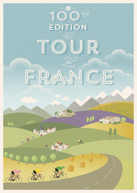 “Tour de France” poster by Verlee Pieters