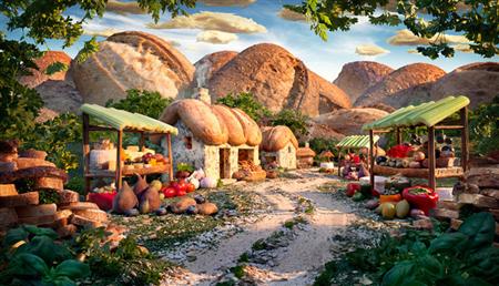 Foodscapes by Carl Warner