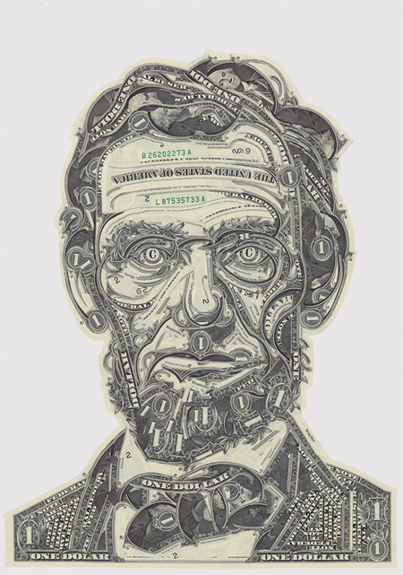 Currency Collages by Mark Wagner