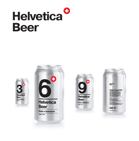 Helvetica beer