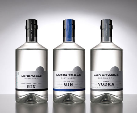 Long Table distillery packaging